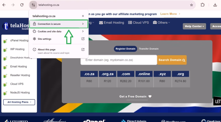 Website with SSL